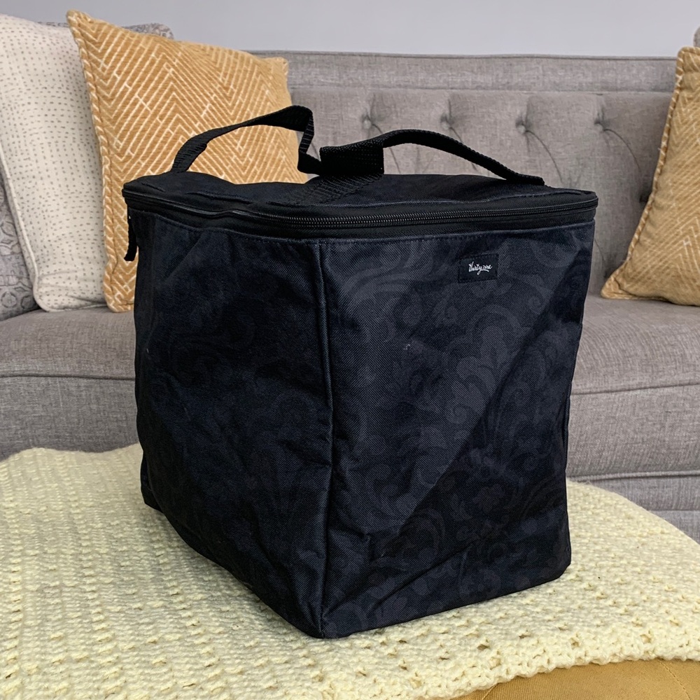 Thirty-One Black Insulated Tote Bag